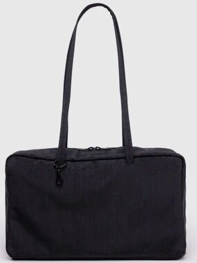 BAGGU Black Nylon Shoulder Tote